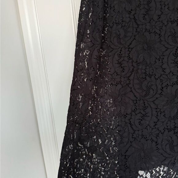 MNG CHIC Black Lace Dress - Picture 3 of 5